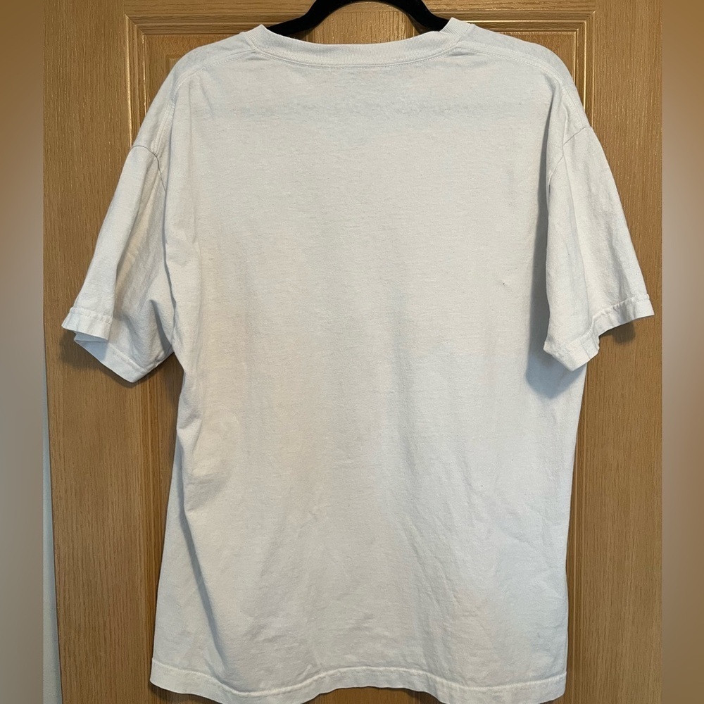 Men's Milwaukee Bucks Mitchell & Ness White Hardwood Classics Doodle T-Shirt - Picture 9 of 10